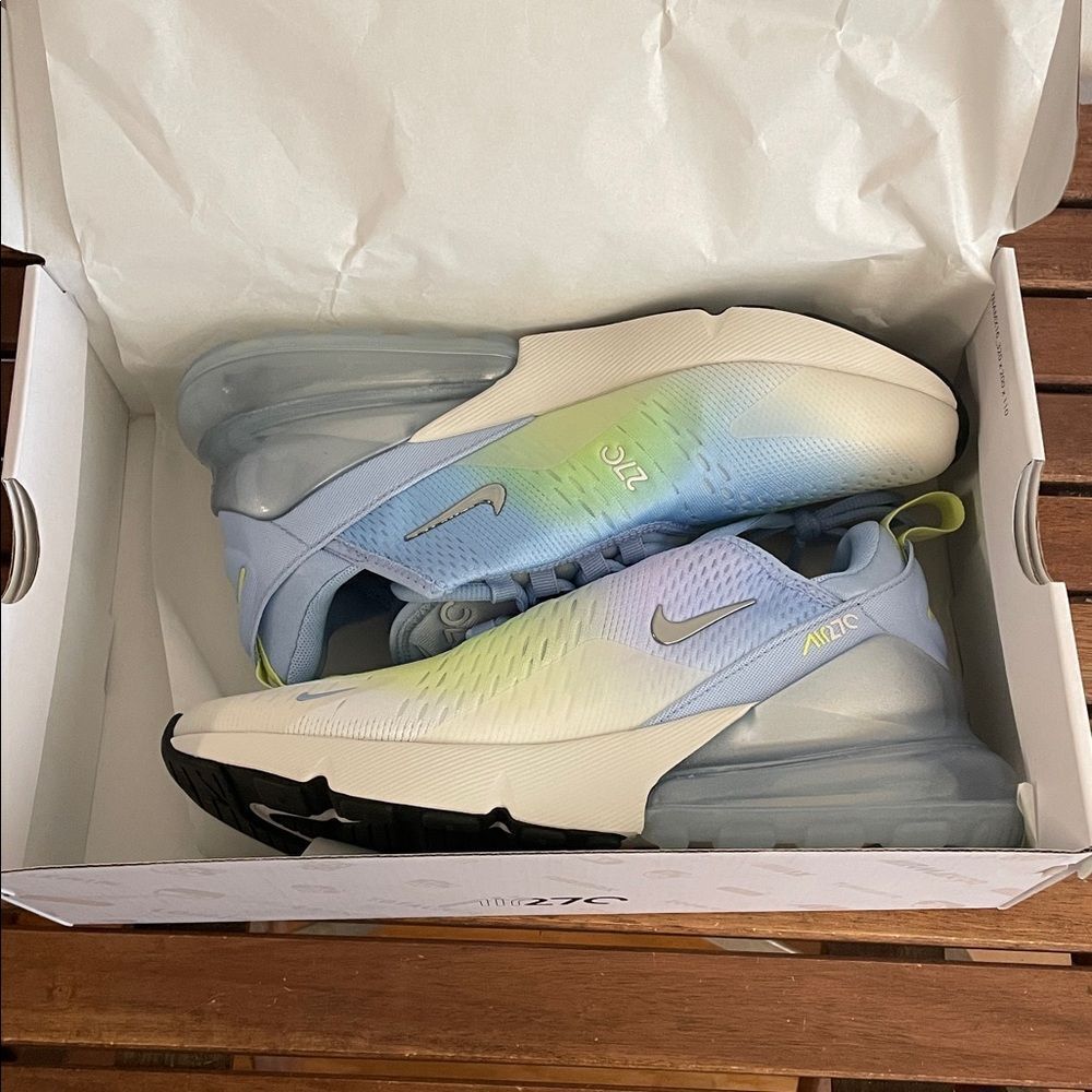 Nike Air Max 270 Aluminum/Metallic Silver US Women 7.5/UK 5/EU 38.5(IB7937-468) - Picture 12 of 12